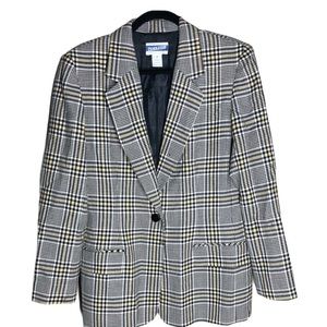 VINTAGE PENDLETON PLAID WOOL BLAZER SIZE 10